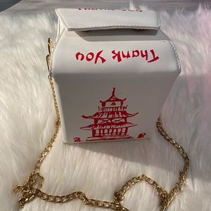 Chinese takeout box purse